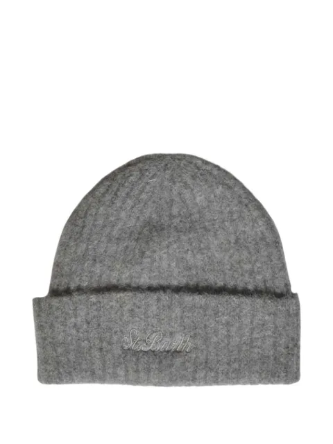 MC2 Saint Barth logo-embroidered beanie hat