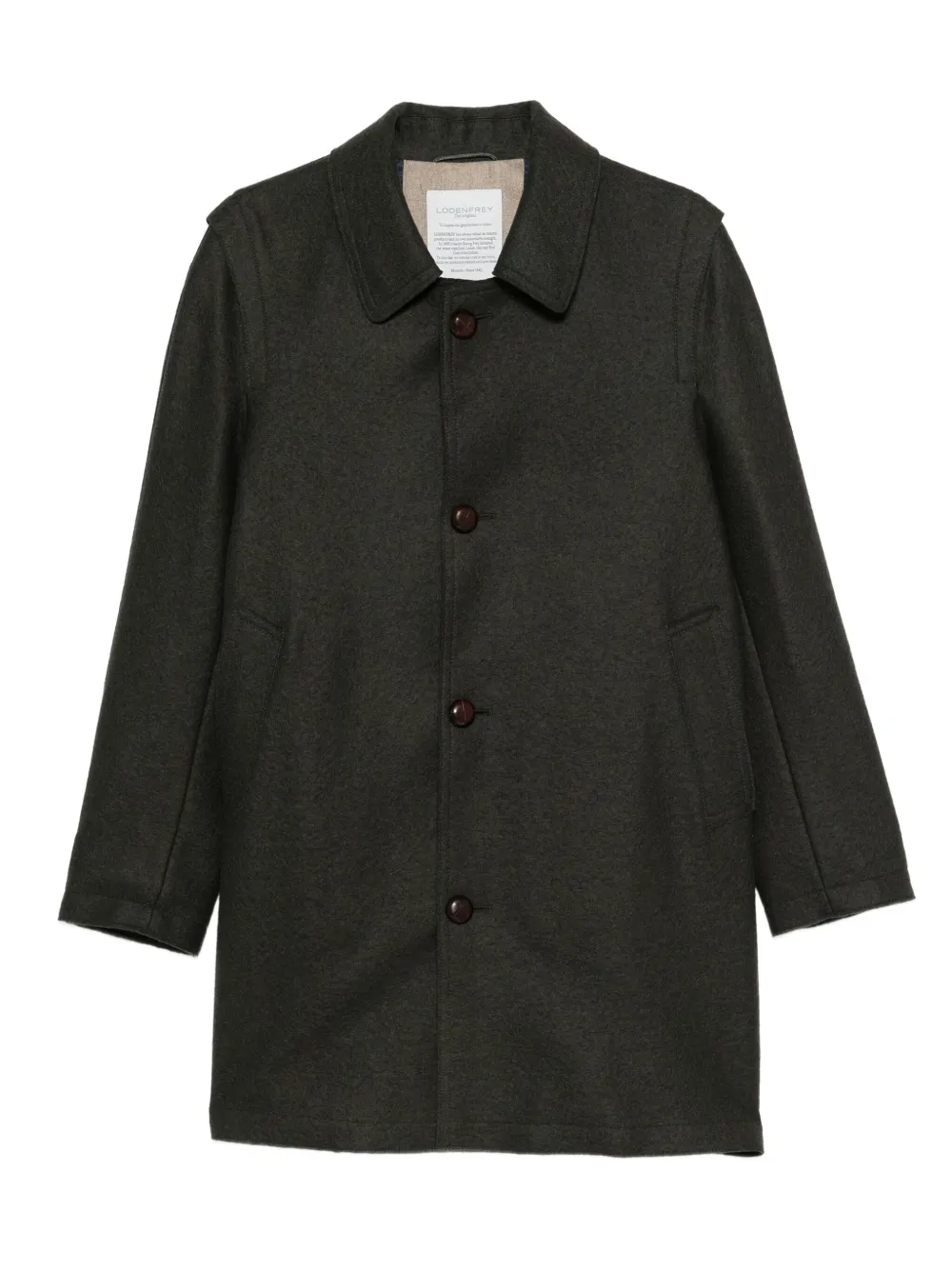 LODENFREY abrigo con botones | negro | Image 1
