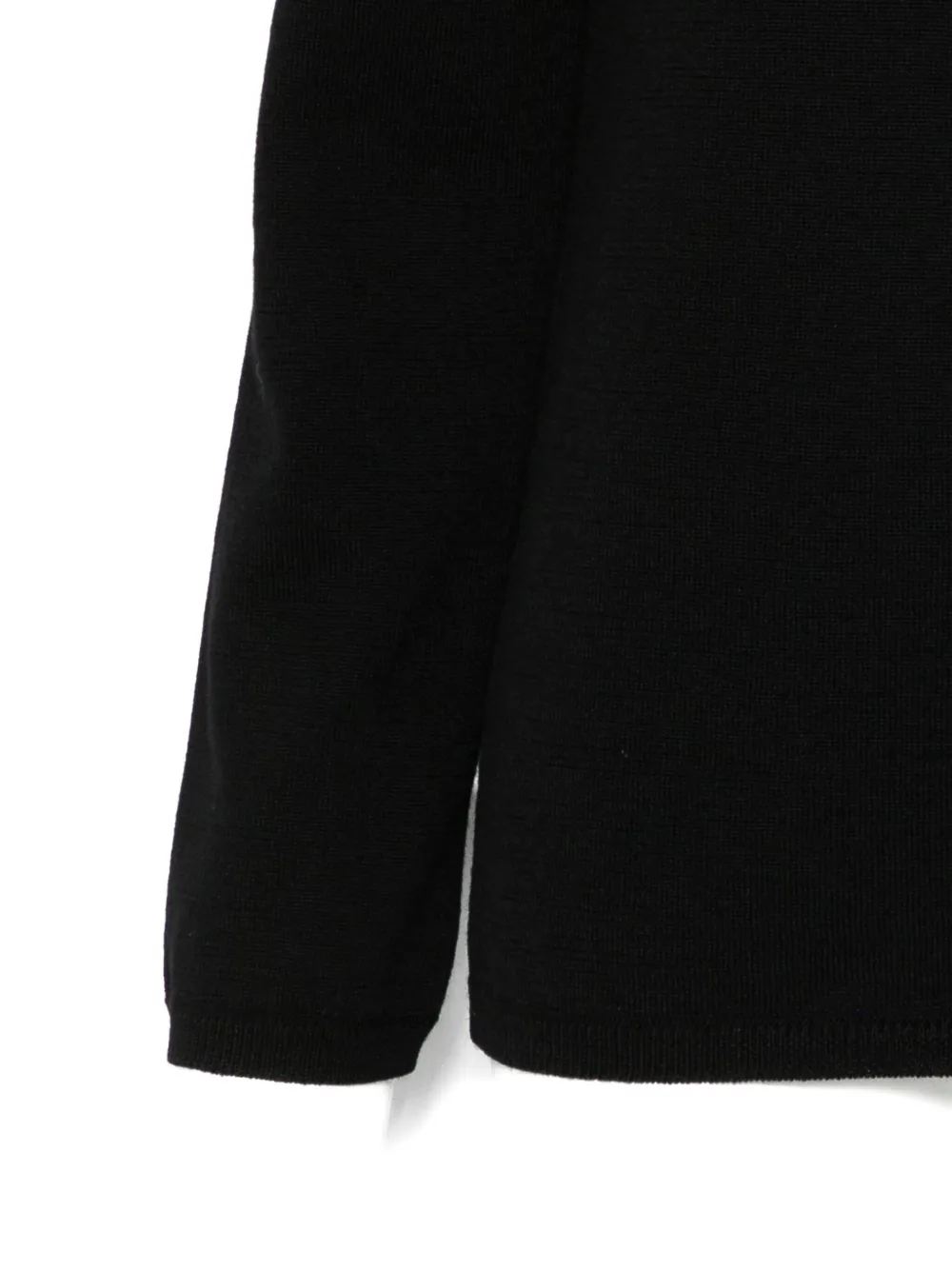Comme Des Garçons Padded Sweater In Black