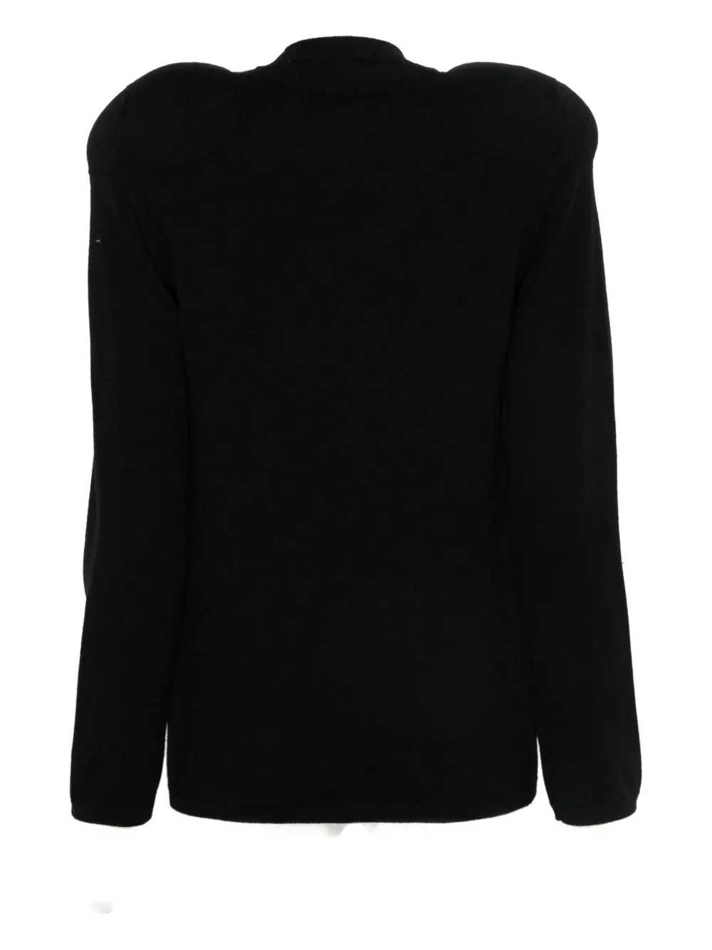Comme Des Garçons Padded Sweater In Black