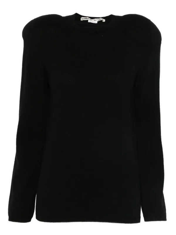 Comme Des Garçons パデッド セーター | ブラック | FARFETCH JP