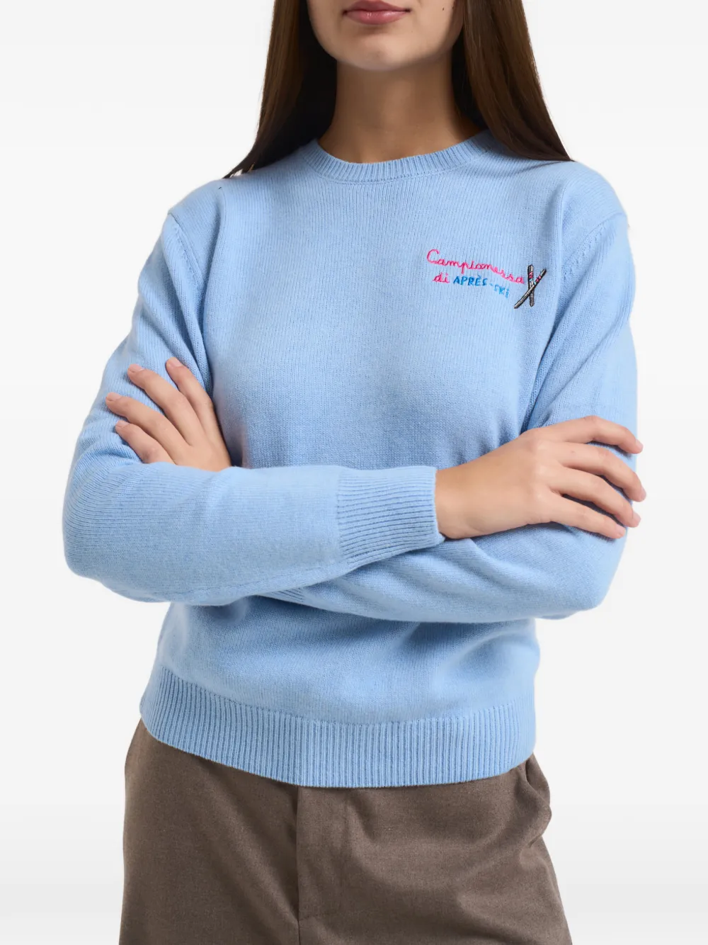 MC2 Saint Barth embroidered sweater | Blue | Image 1