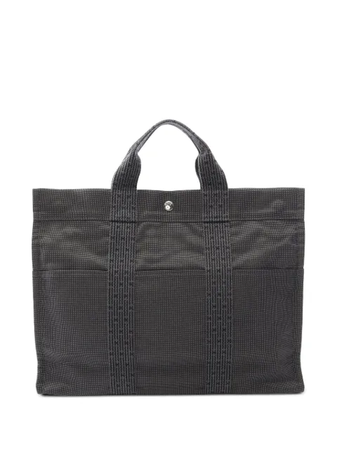 Hermès Pre-Owned tote Herline MM de lona 1990-2010