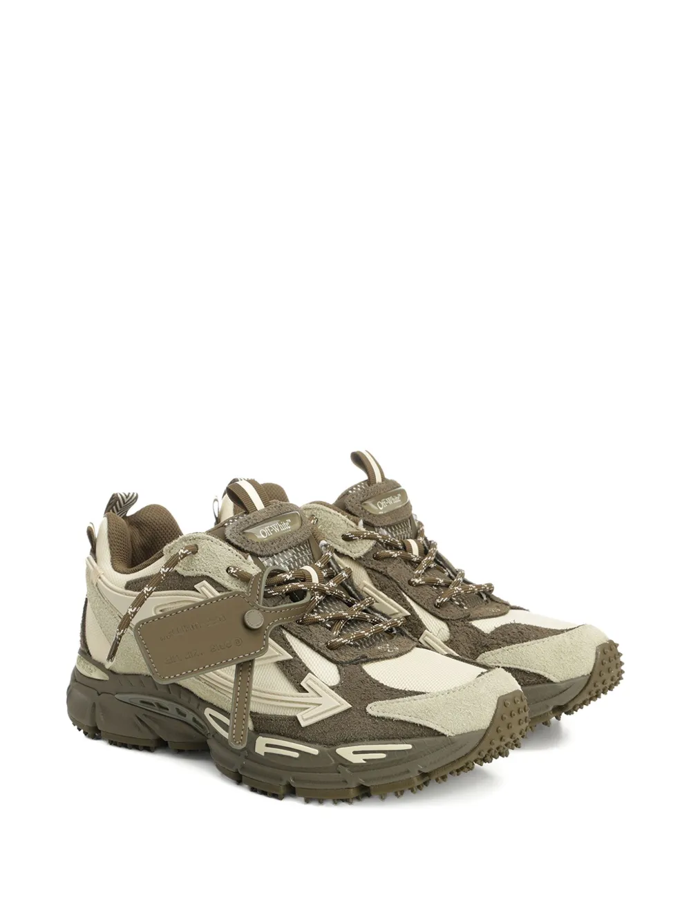 Off-white Logo-print Sneakers In Neutral