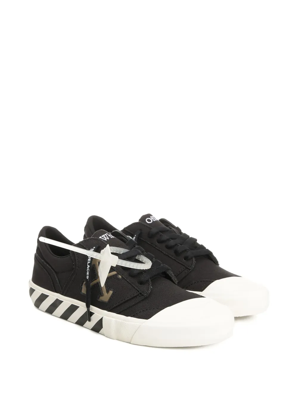 Off-White Sneakers met streep Zwart
