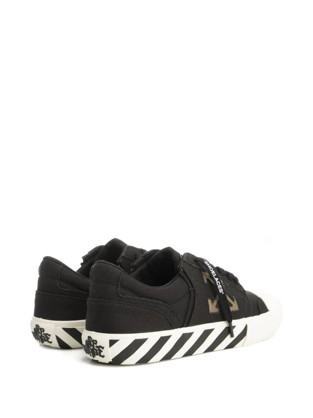 Off-White Sneakers met streep Zwart