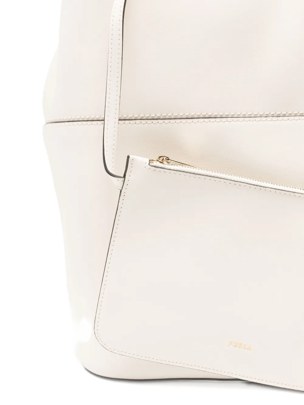 Furla Leather Tote Bag In Pattern