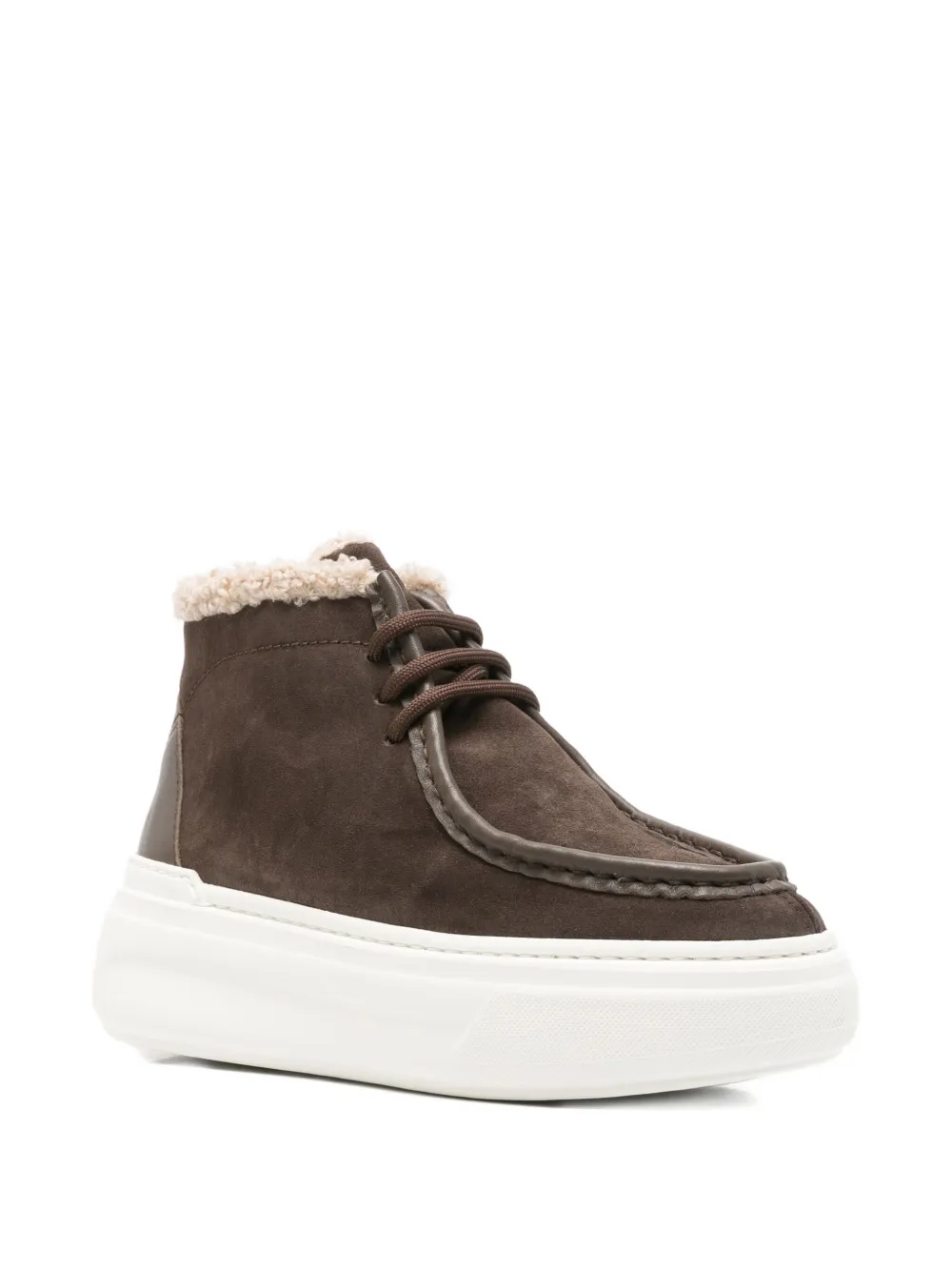 Furla Lammy enkellaarzen Bruin