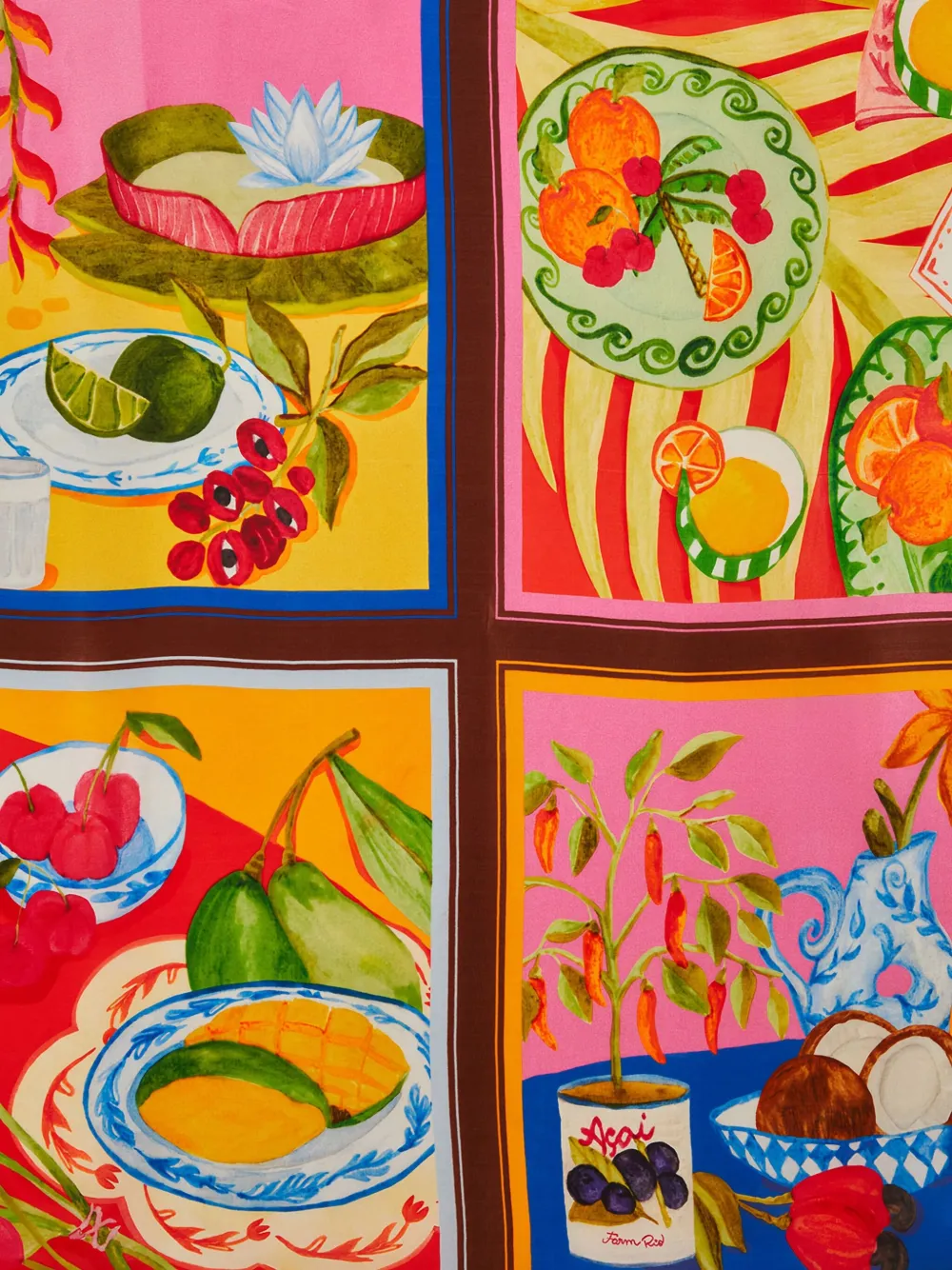 FARM Rio summer picnic print scarf | Men | Image 2