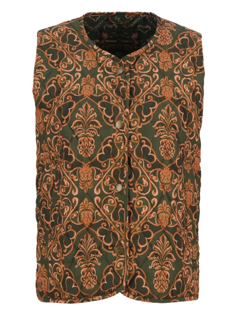 FARM Rio quilted patterned gilet