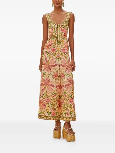 FARM Rio palm dream jumpsuit