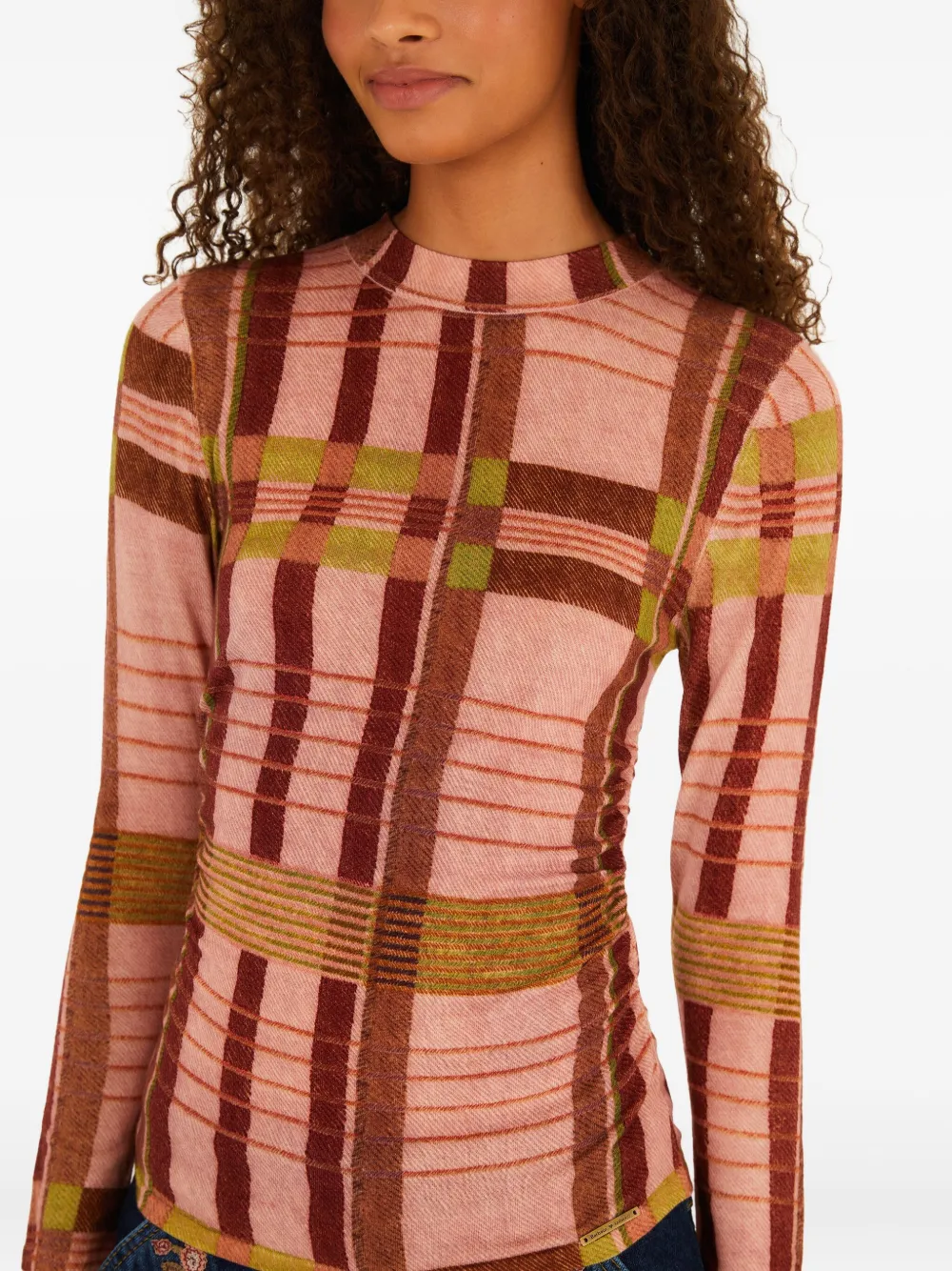 FARM Rio x Barbour Thalita top met lange mouwen Roze