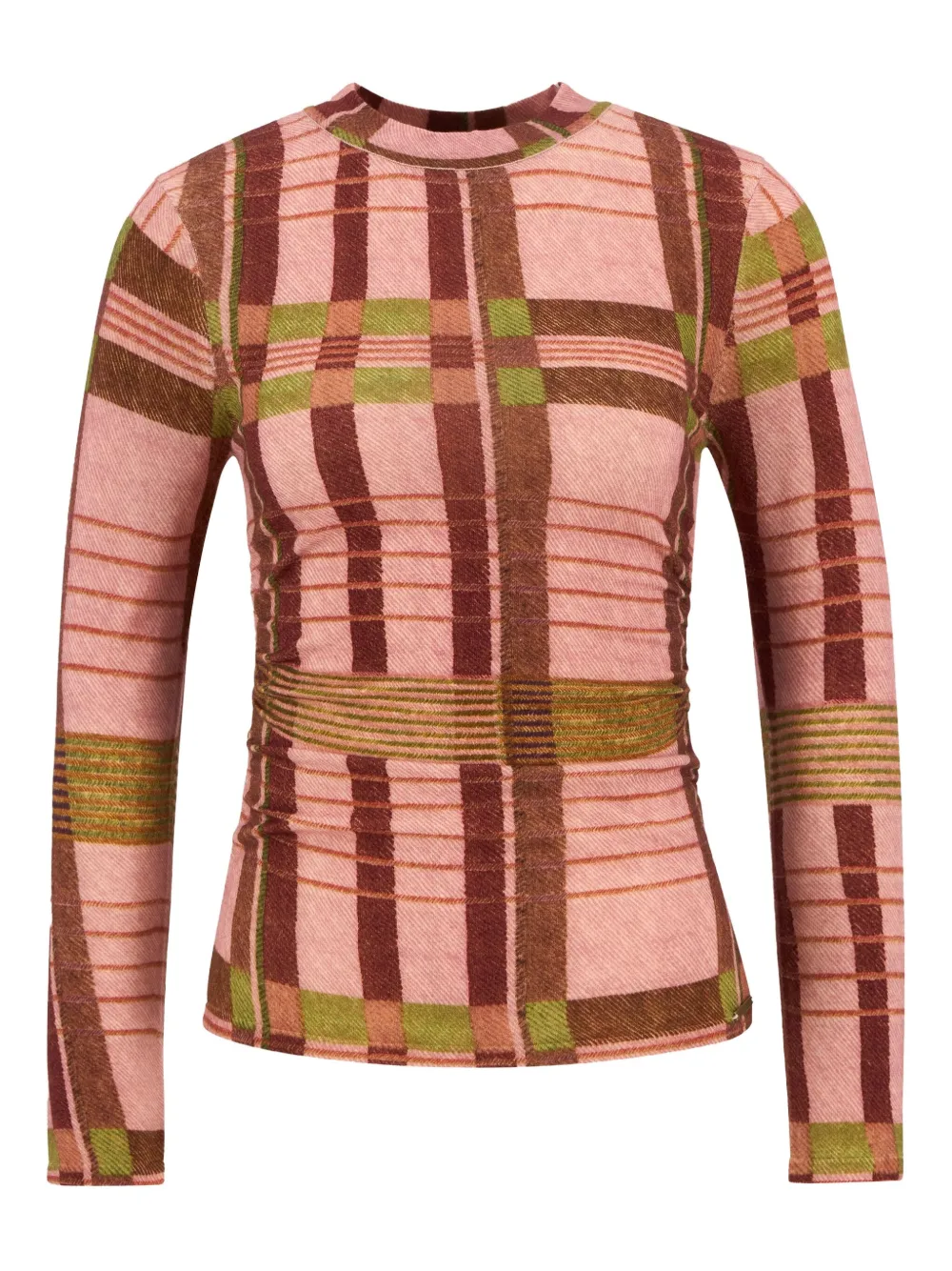 FARM Rio x Barbour Thalita long-sleeves top - Rosa