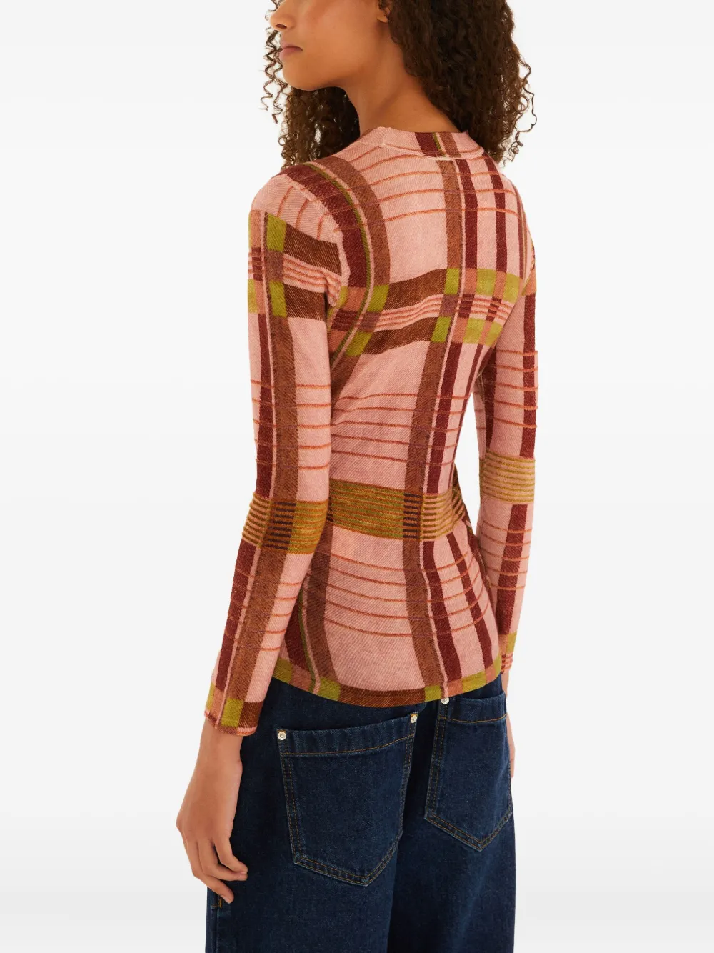 FARM Rio x Barbour Thalita top met lange mouwen Roze