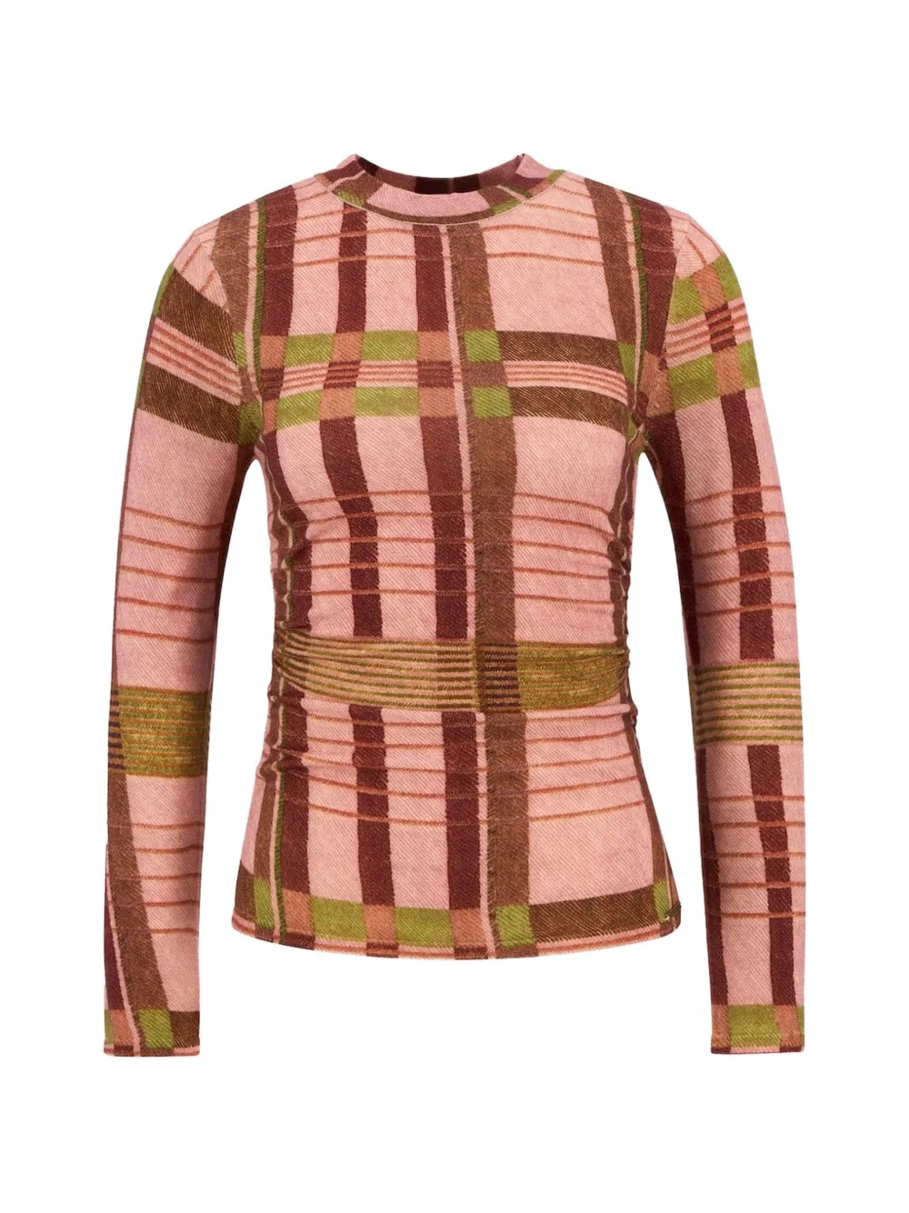 FARM Rio x Barbour Thalita long-sleeves top - Rosa