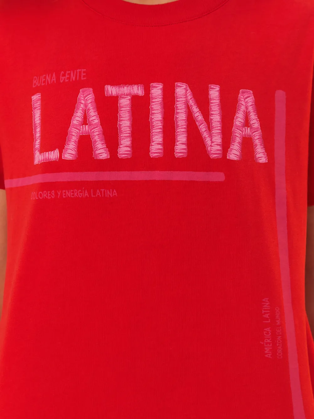 FARM Rio T-shirt met borduurwerk Rood