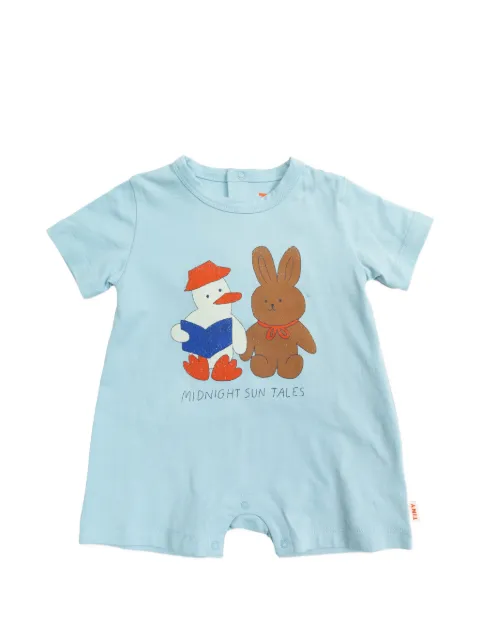 Tiny Cottons Readers graphic-print romper