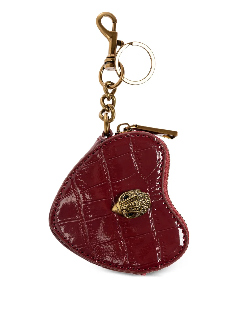 Kurt Geiger London heart bag charm - Rosso