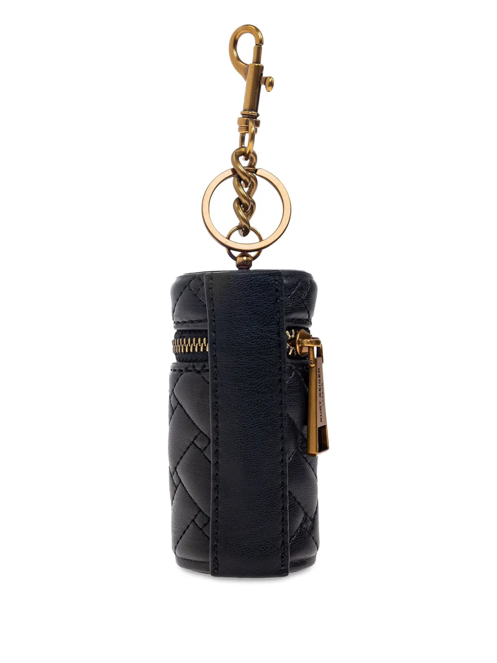 Kurt Geiger Kensington Lipstick Case Quilted Charm In Gold