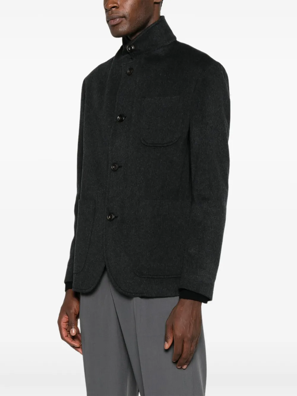 Corneliani Wollen jack Grijs