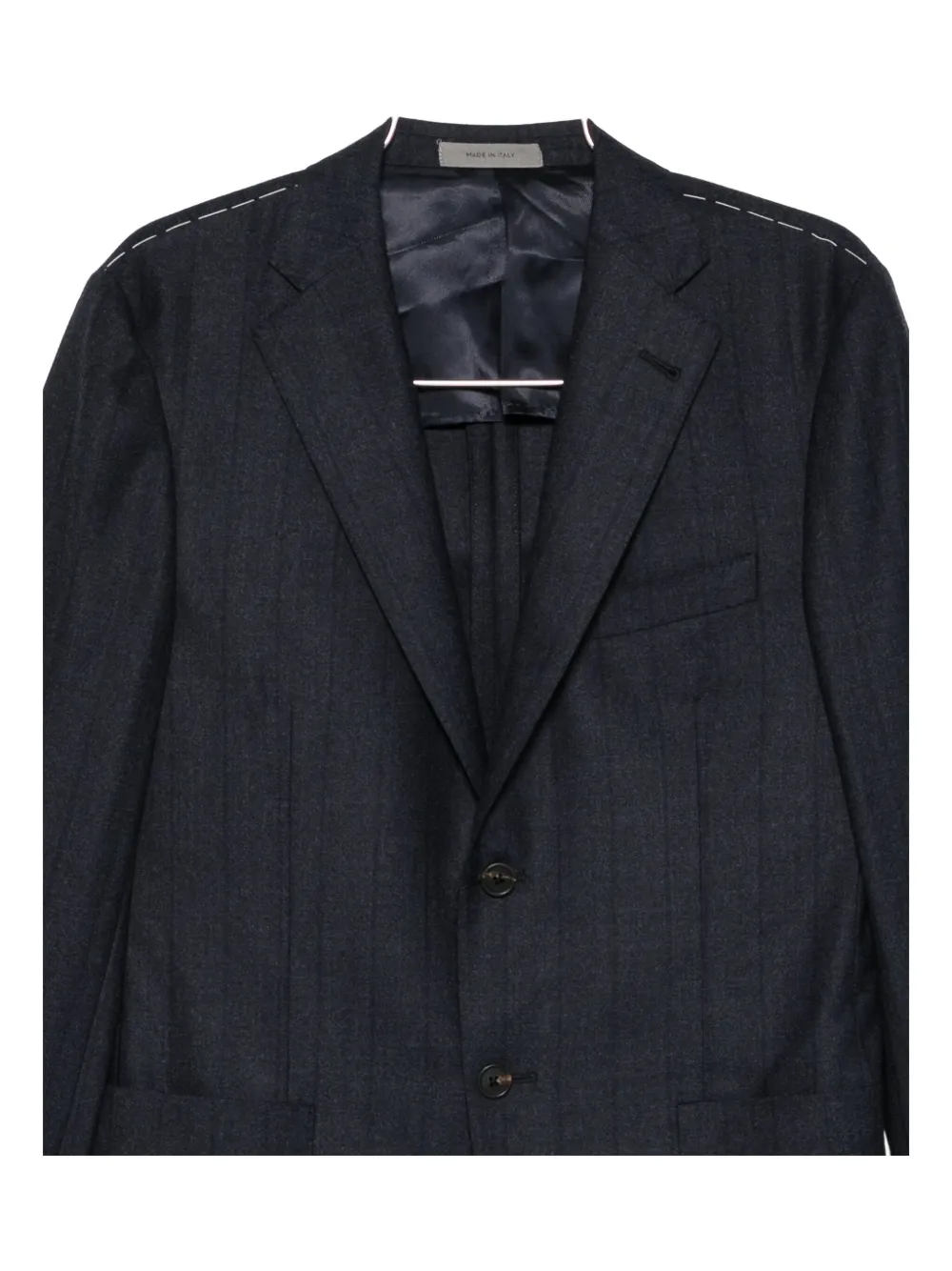 Corneliani Blue Virgin Wool And Cashmere Suit Jacket In Blue