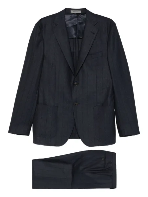 Corneliani blazer con estampado de rayas diplomáticas