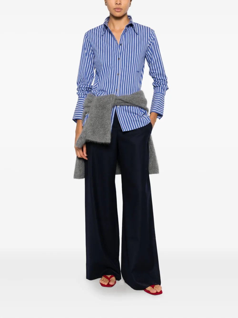 Hemisphere button trousers | Flared & Bell-Bottom Pants | Image 2