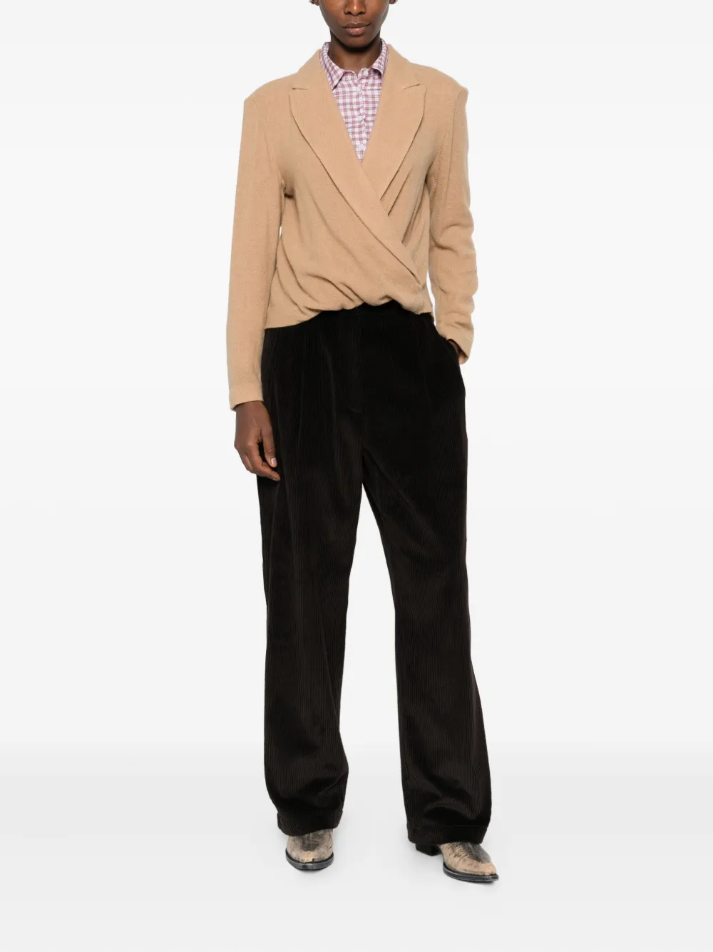 R13 Twisted Lapel top | T-Shirts & Jersey Shirts | Image 2