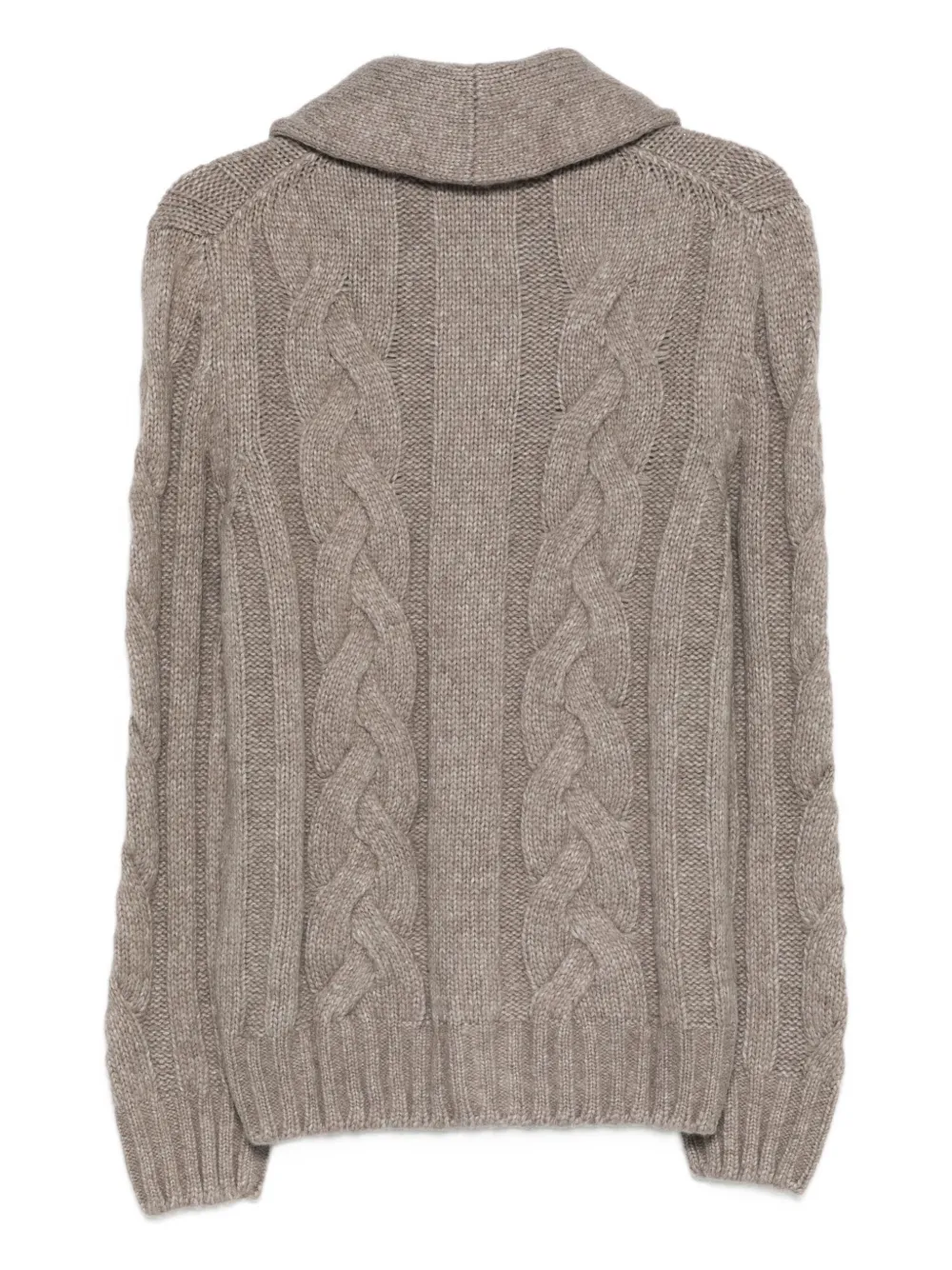 Barba button-up cable-knit cardigan | Cardigans | Image 2