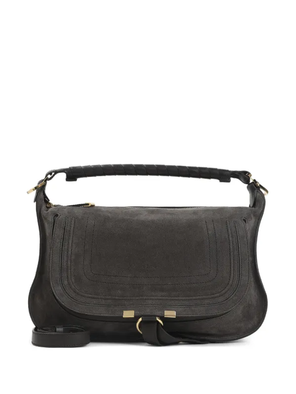 Chloé Small Marcie Shoulder Bag in Brown