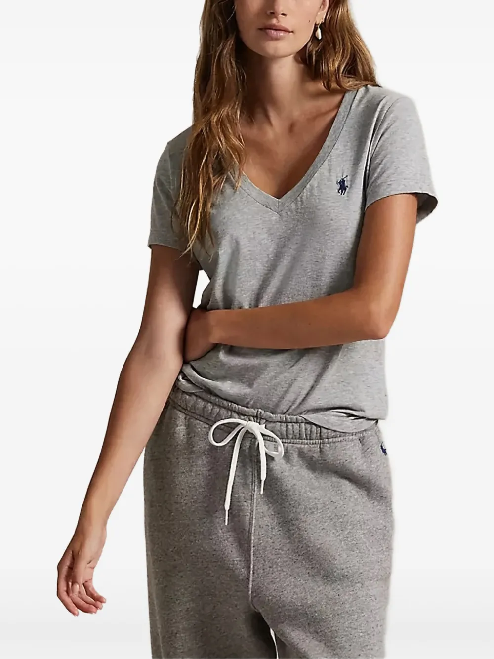 Polo Ralph Lauren Vネック Tシャツ - グレー