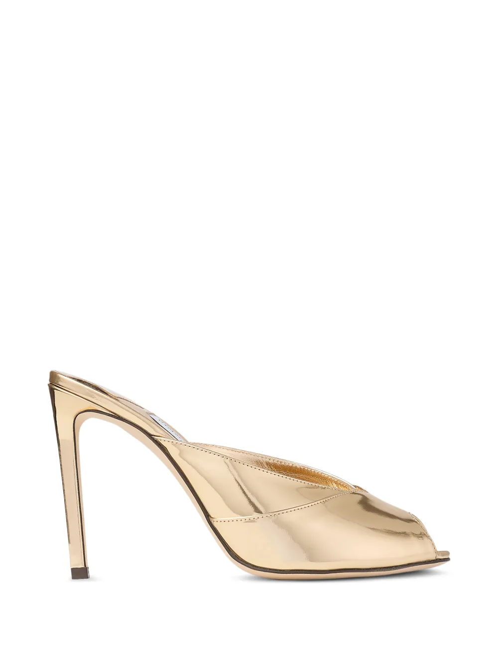 Jimmy Choo Brigitte peep-toe mules Goud
