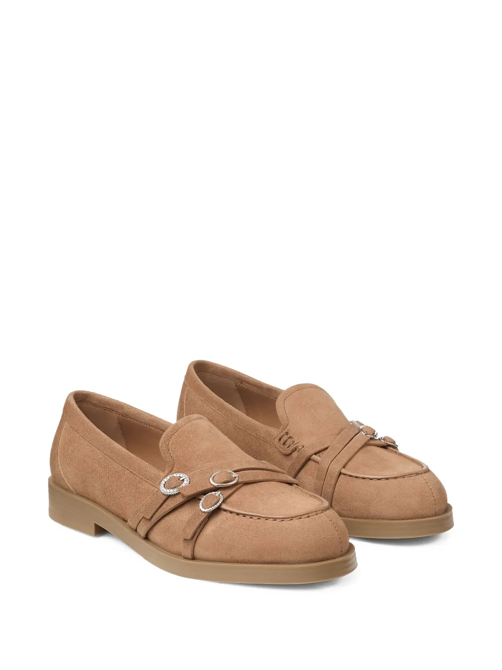 Jimmy Choo Loafers met gesp Beige