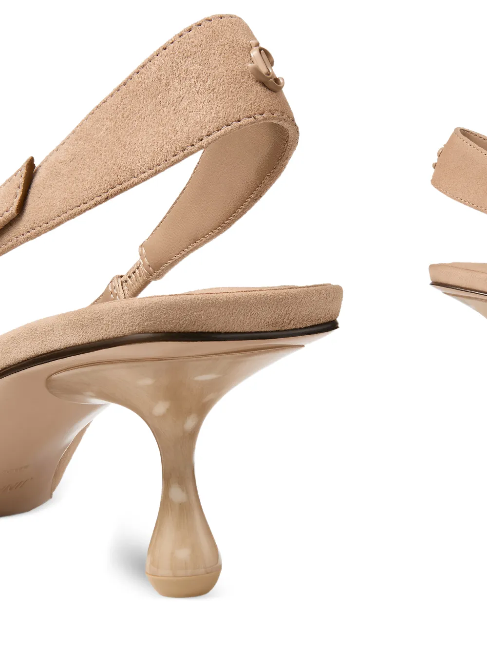 Jimmy Choo Amel pointed slingback pumps Beige