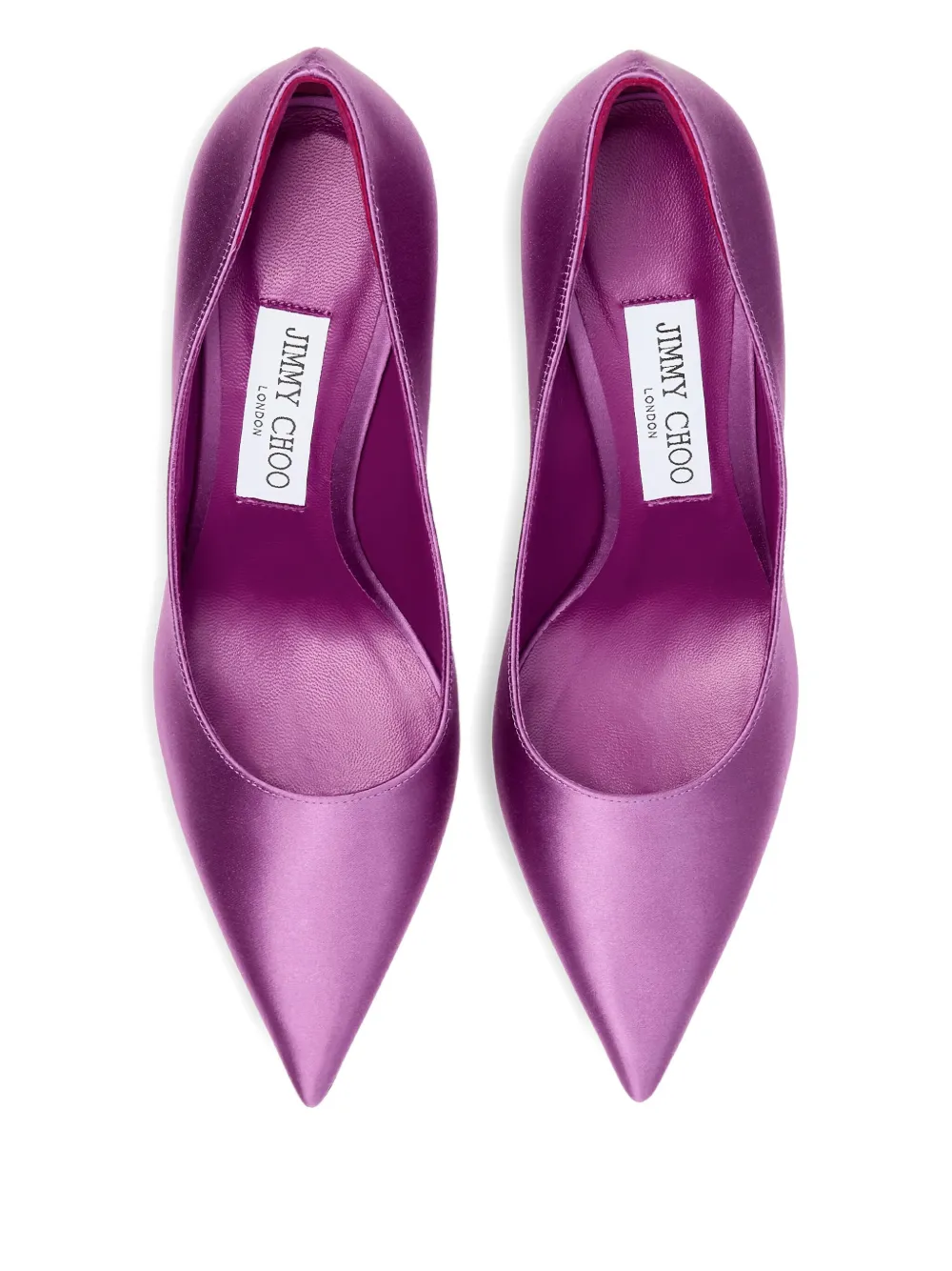 Jimmy Choo 85 mm Love pumps met puntige neus Paars