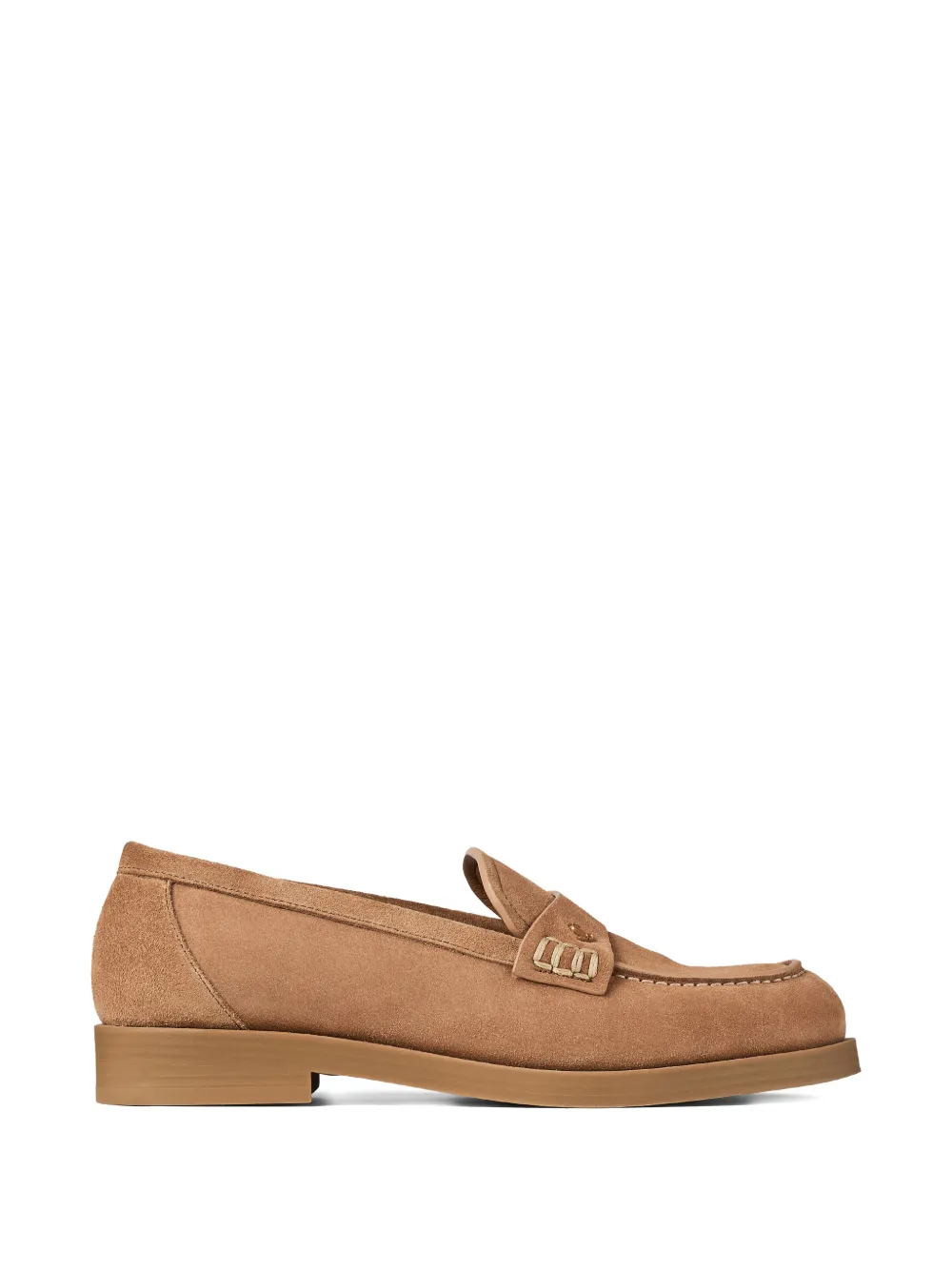 Jimmy Choo Ivy logo-detail loafers Bruin