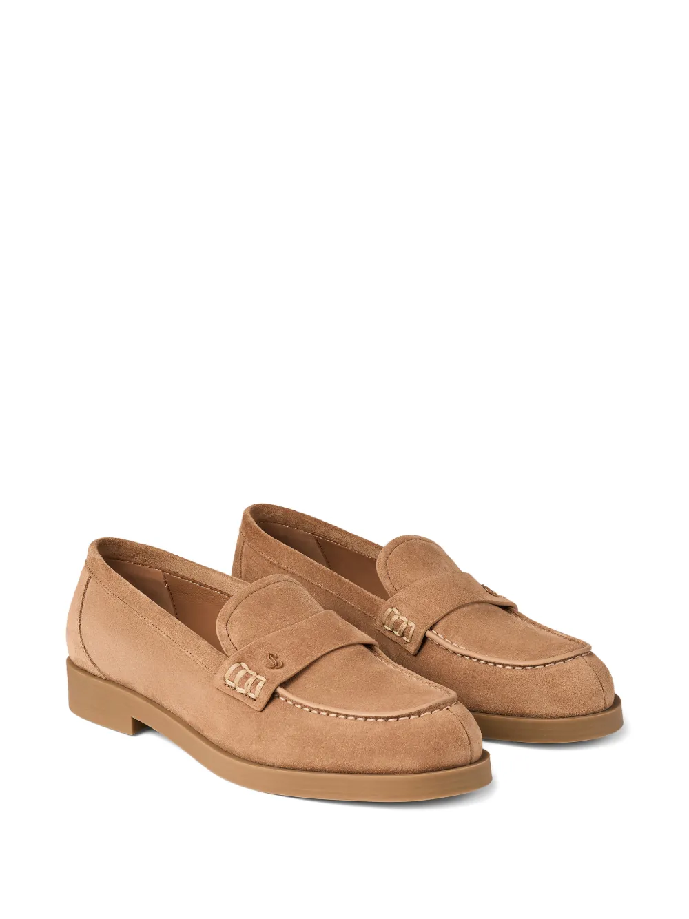 Jimmy Choo Ivy logo-detail loafers Bruin