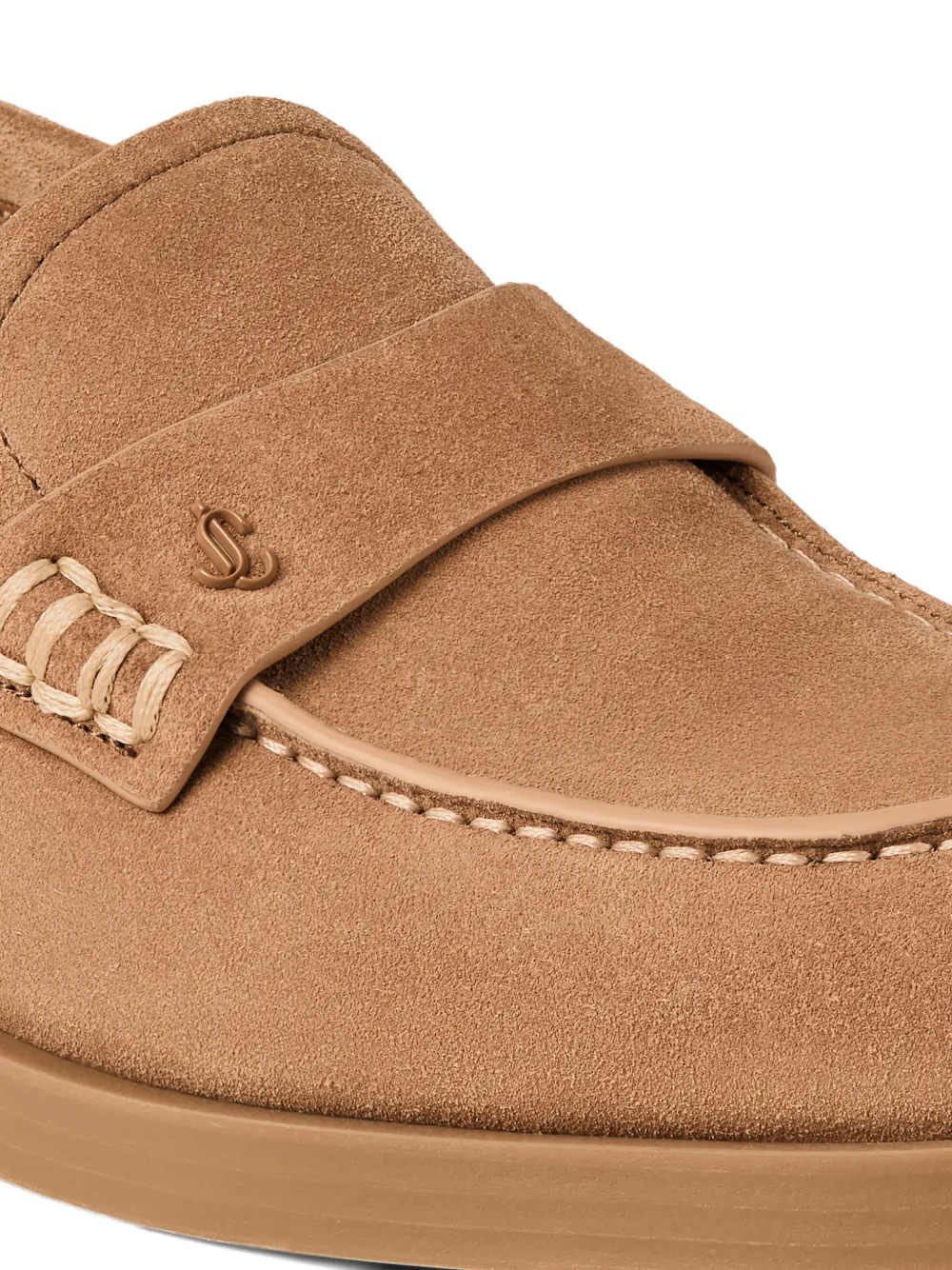 Jimmy Choo Ivy logo-detail loafers Bruin