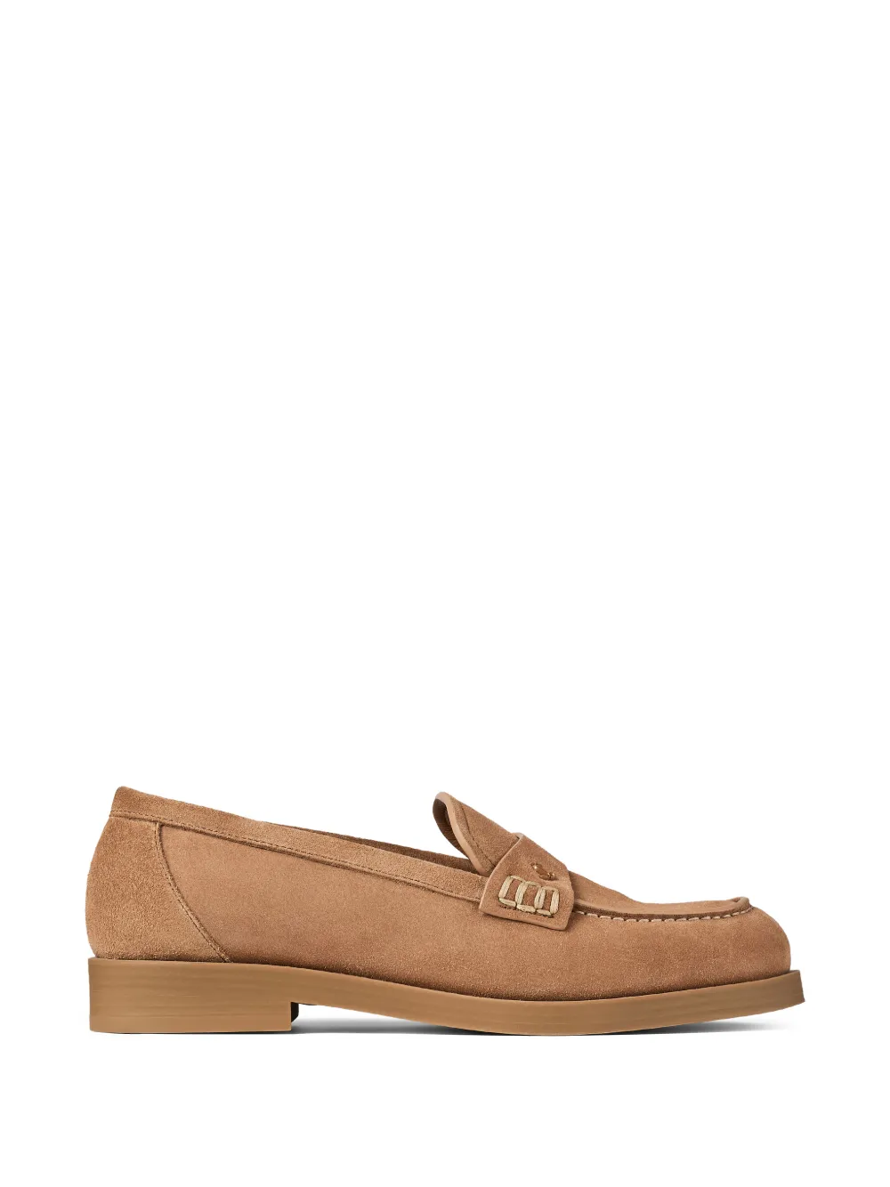 Jimmy Choo Ivy logo-detail loafers Bruin