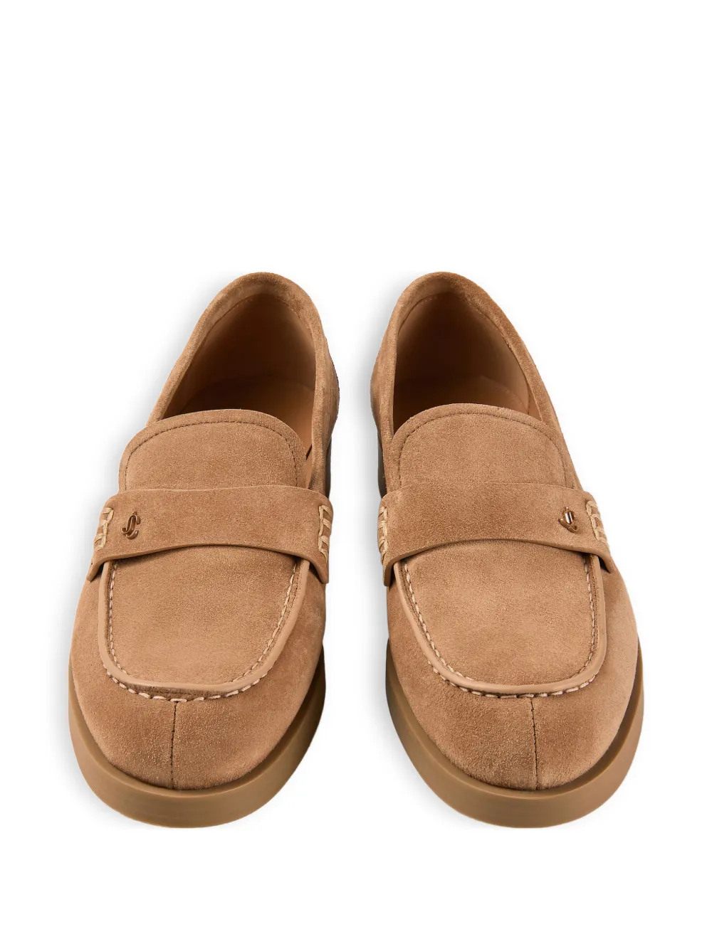 Ivy logo-detail loafers