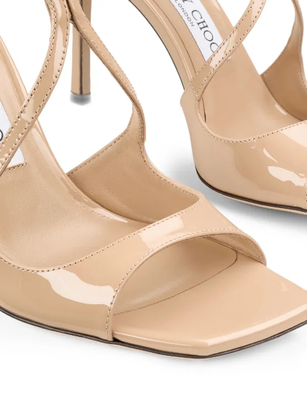 Jimmy Choo Azia 95 サンダル | ニュートラル | FARFETCH JP