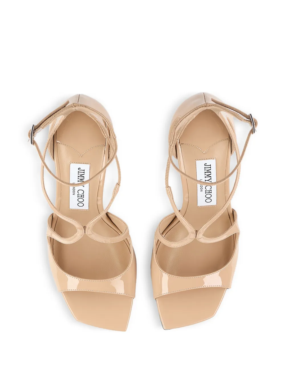 Jimmy Choo Azia sandalen met bandjes Beige