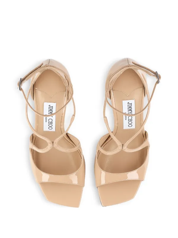 Jimmy Choo Azia 95 サンダル | ニュートラル | FARFETCH JP