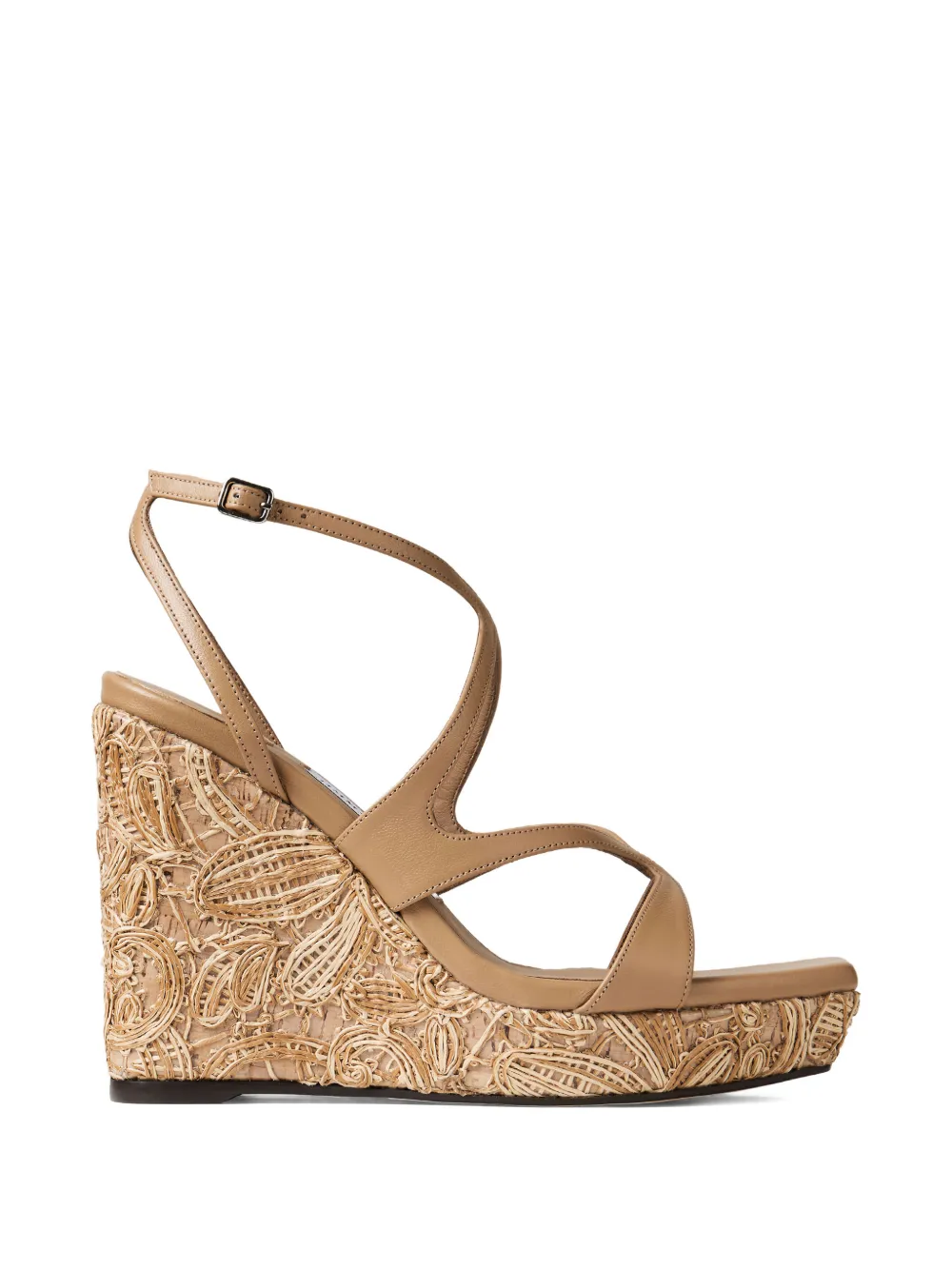 Jimmy Choo Ayla strappy heeled espadrilles Bruin