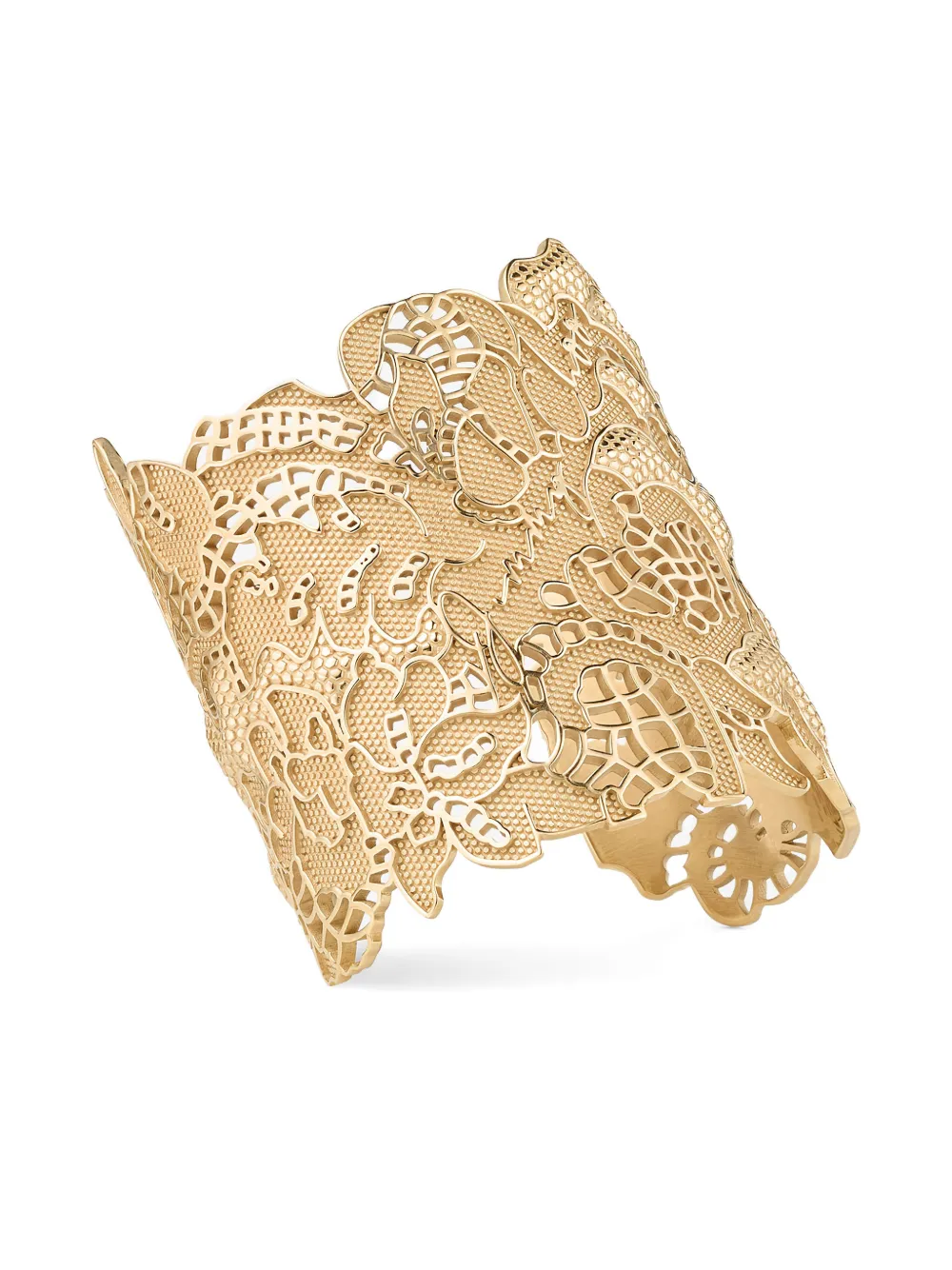 Jimmy Choo Lace Cut-Out Cuff bracelet - Goud