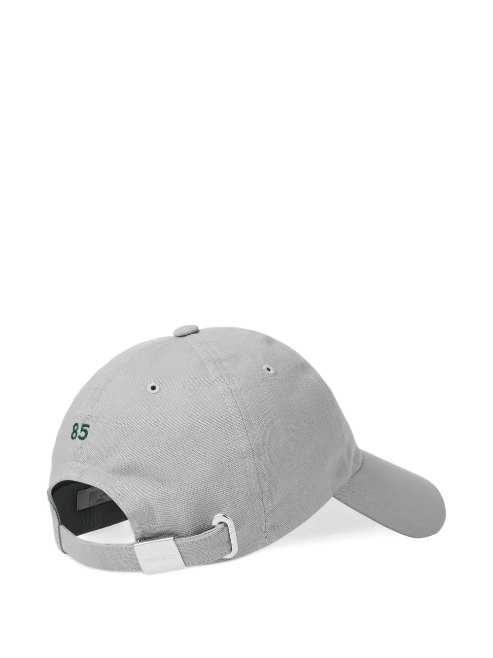 Jimmy Choo Honkbalpet met geborduurd logo - Grijs