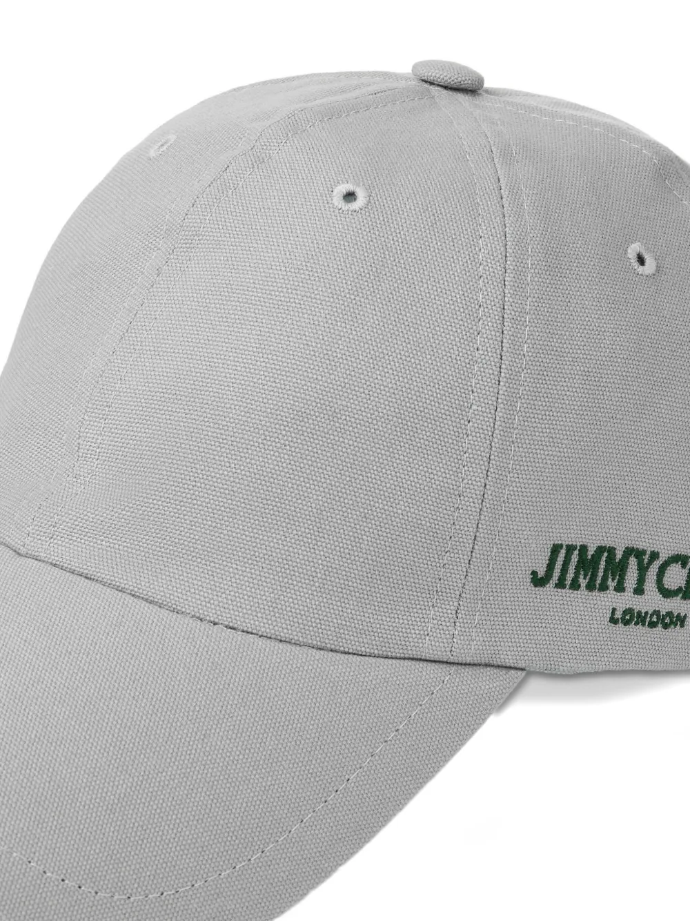 Jimmy Choo Honkbalpet met geborduurd logo Grijs