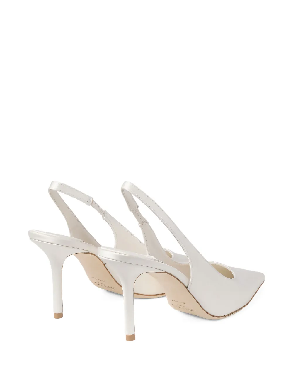 Jimmy Choo Love slingback pumps met puntige neus Wit
