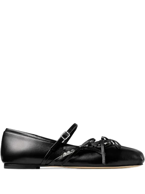 Jimmy Choo flats con puntera cuadrada