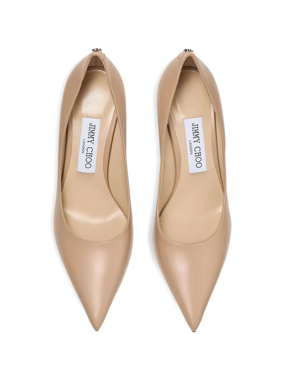 Jimmy Choo Love point toe pumps Beige